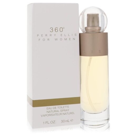 Perry Ellis 360 Eau De Toilette Spray for Women 1 oz bottle and box