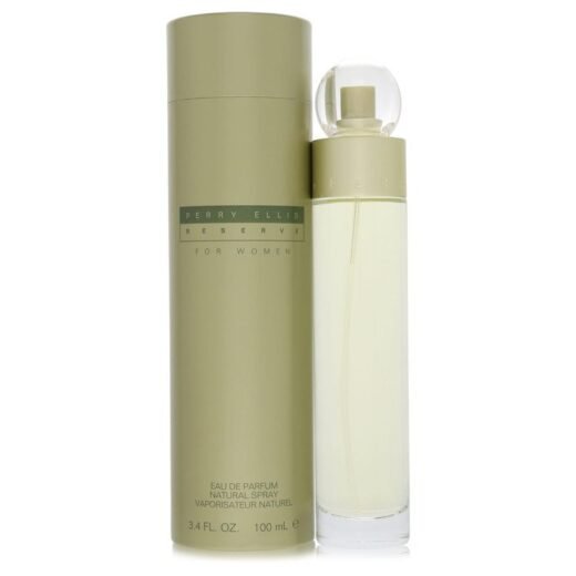 Perry Ellis Reserve Eau De Parfum Spray 3.4 oz for women with matching cylindrical box