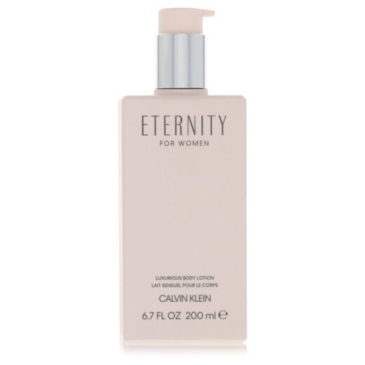 Calvin Klein Eternity for Women body lotion unboxed 6.7 oz pump bottle