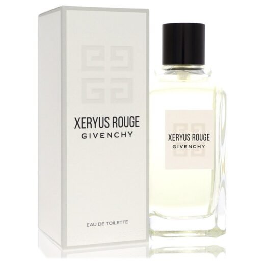 Givenchy Xeryus Rouge Eau De Toilette Spray 3.4 oz for men with box and clear bottle, black cap