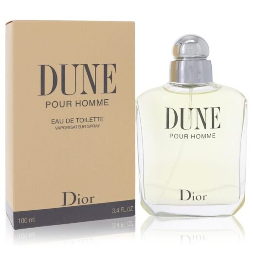 Christian Dior Dune Pour Homme Eau De Toilette 3.4 oz spray bottle and box