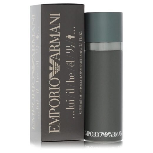 Emporio Armani by Giorgio Armani Eau De Toilette Spray 3.4 oz for men with branded box and bottle