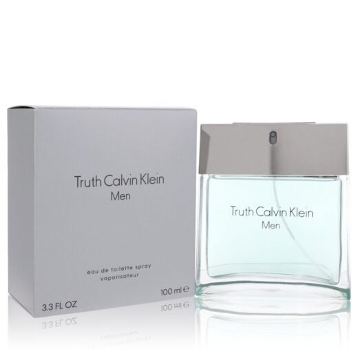 Truth Calvin Klein Men eau de toilette spray 100ml bottle and box with silver cap