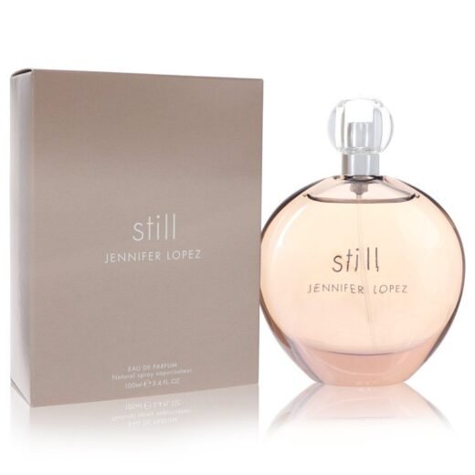 Still by Jennifer Lopez Eau De Parfum Spray 1.7 oz with matching box, round glass bottle and clear cap