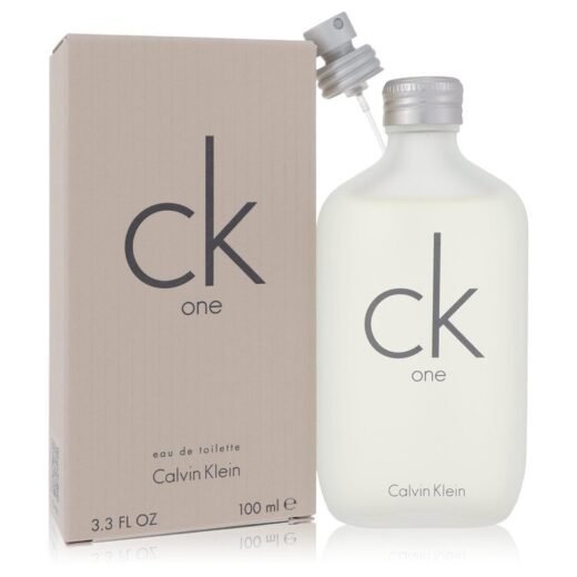 Calvin Klein CK One eau de toilette spray 100ml bottle with matching beige box, unisex fragrance