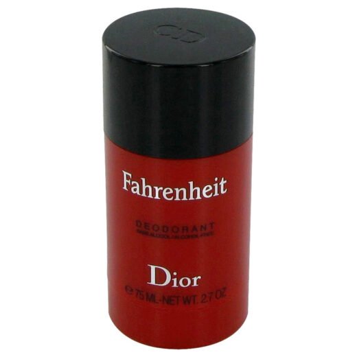 Fahrenheit by Christian Dior deodorant stick 2.7 oz in red and black packaging with white logo