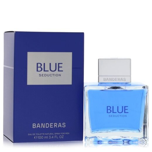 Blue Seduction by Antonio Banderas Eau De Toilette Spray 3.4 oz for Men