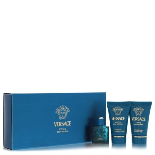Versace Eros by Versace Gift Set -- for Men