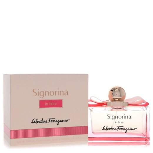 Signorina In Fiore by Salvatore Ferragamo Eau De Toilette Spray 3.4 oz for Women