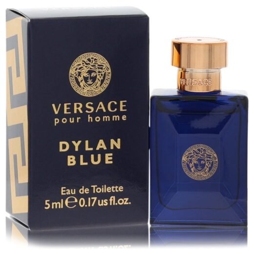 Versace Pour Homme Dylan Blue by Versace Mini EDT .17 oz for Men