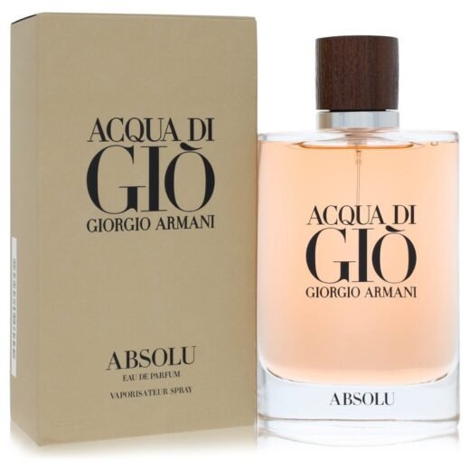 Acqua Di Gio Absolu by Giorgio Armani Eau De Parfum Spray 4.2 oz for Men