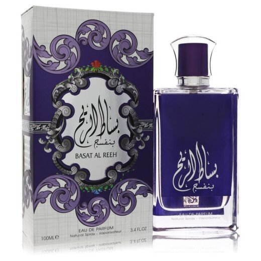 Rihanah Basat Al Reeh Purple by Rihanah Eau De Parfum Spray (Unisex) 3.4 oz for Men