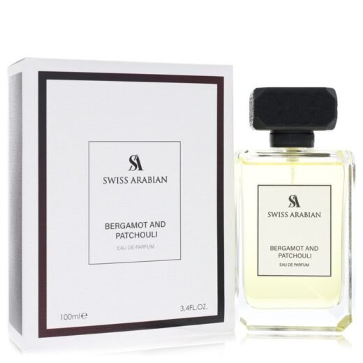 Swiss Arabian Bergamot And Patchouli by Swiss Arabian Eau De Parfum Spray (Unisex) 3.4 oz for Men