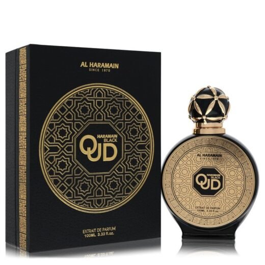Al Haramain Black Oudh by Al Haramain Extrait De Parfum Spray 3.33 oz for Men