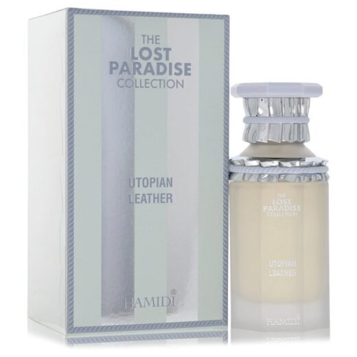 Hamidi the Lost Paradise Utopian Leather by Hamidi Eau De Parfum Spray (Unisex) 3.4 oz for Men