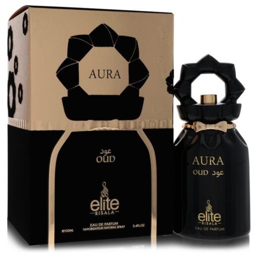 Risala Elite Aura Oud by Risala Eau De Parfum Spray (Unisex) 3.4 oz for Men