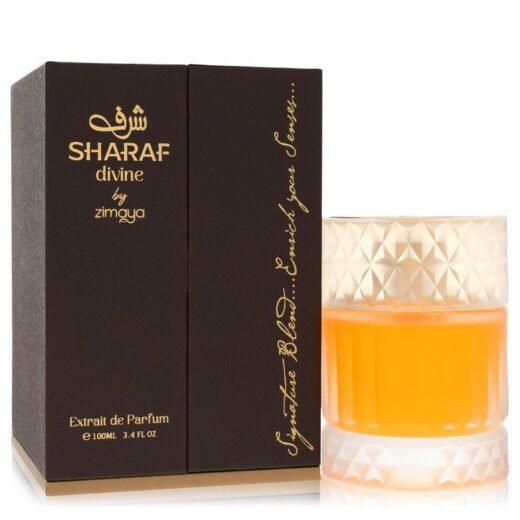 Afnan Zimaya Sharaf Divine by Afnan Extrait De Parfum Spray (Unisex) 3.4 oz for Women