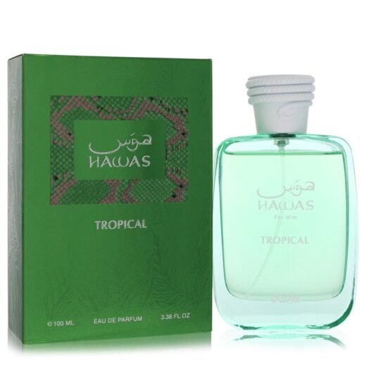 Hawas Tropical by Rasasi Eau De Parfum Spray 3.38 oz for Men
